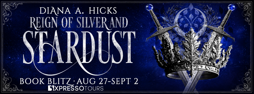 A Reign of Silver & Stardust PR box (paperback plus swag)