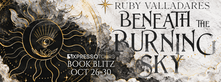 A special edition paperback copy of Beneath the Burning Sky